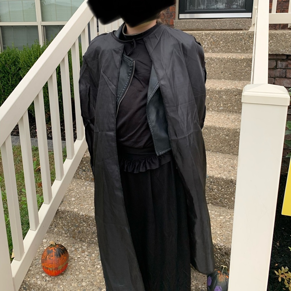 Witches costume- including witches hat (not shown)